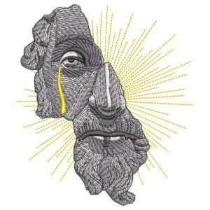 Marcus Aurelius Embroidery Design - Greek Gods Embroidery Design