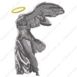 Winged Victory Embroidery Design - Greek Gods Embroidery Design