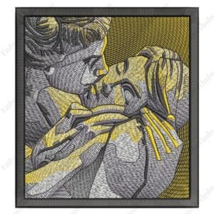 Yves Pires The Kiss Embroidery Design - Greek Gods Embroidery Design