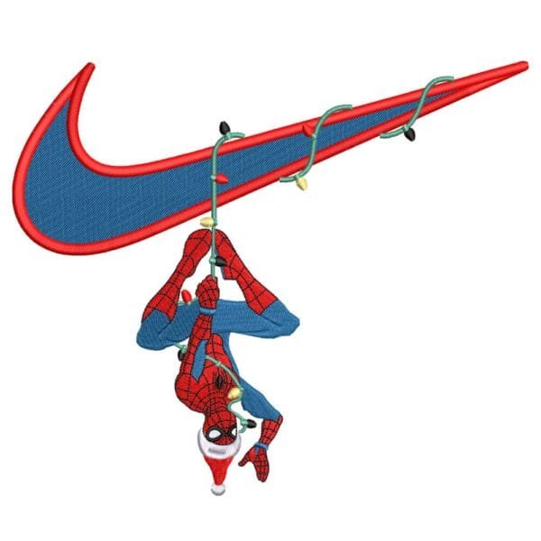 Spiderman Christmas Swoosh - Spiderman Nike Superhero