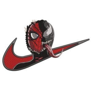 Spiderman X Venom Swoosh - Spiderman Nike Superhero