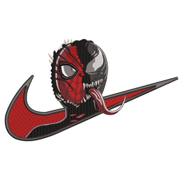 Spiderman X Venom Swoosh - Spiderman Nike Superhero