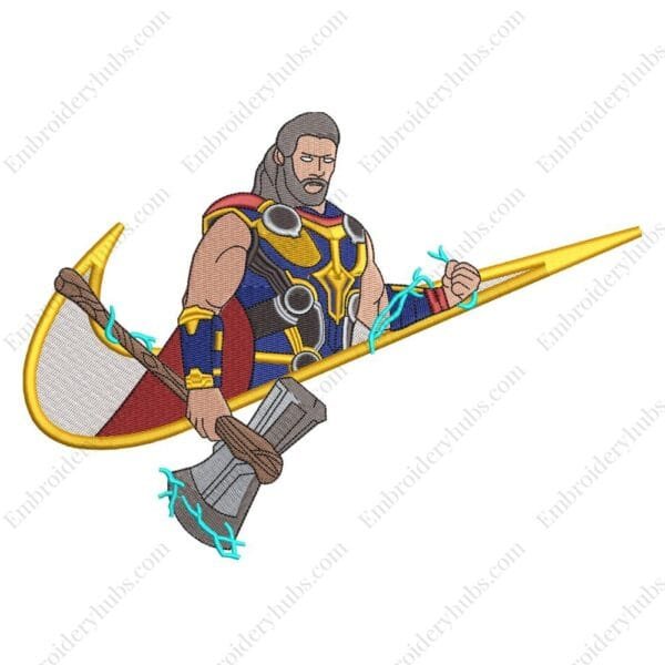 Thor Swoosh - Thor Nike Superhero