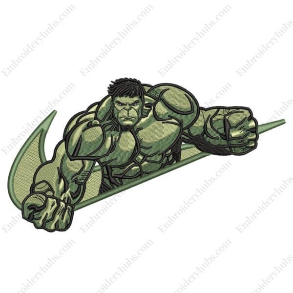 Hulk Swoosh - Hulk Nike Superhero