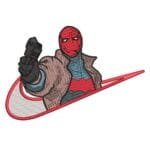 Red Hood Swoosh - Red Hood Nike Supervillian
