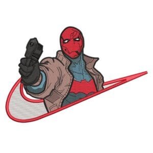 Red Hood Swoosh - Red Hood Nike Supervillian