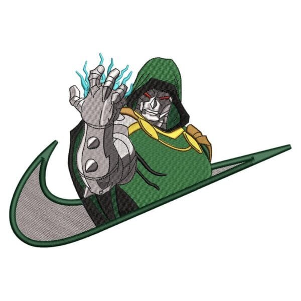 Dr Doom Swoosh - Dr Doom Nike Supervillian