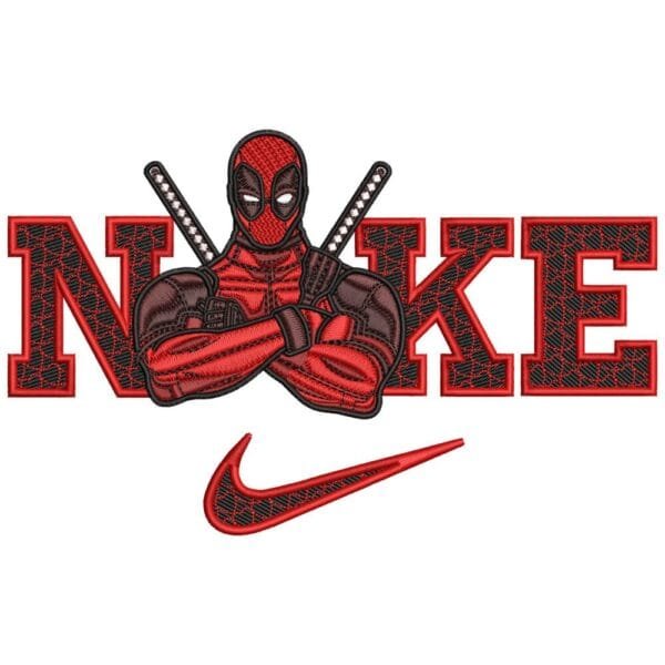 Deadpool Nike - Deadpool Nike Superhero