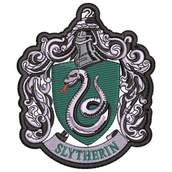 Slytherin Logo Embroidery Design - Harry Potter