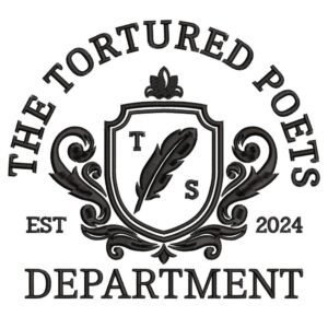 The Tortured Poets Department Embroidery Design - Taylor Swift