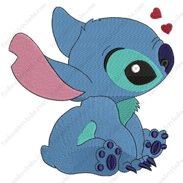 Stitch Embroidery Design - Lilo & Stitch