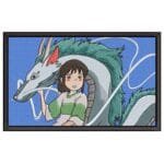 Chihiro Dragon Embroidery Design - Spirited Away Anime Embroidery Design