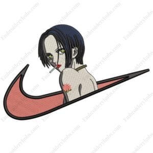 Nana Osaki Swoosh Embroidery Design - Nana Nike Anime Embroidery Design