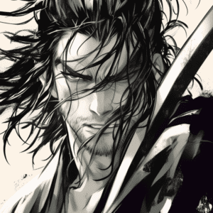 Vagabond Anime Embroidery Design