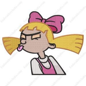 Helga Embroidery Design - Hey Arnold