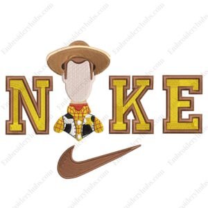 Woody Nike Embroidery Design - Toy Story