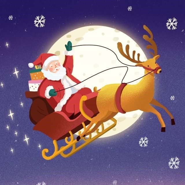 Christmas Santa Claus Send A Gift Snowing, Snowman, Christmas Eve, Christmas Illustration Background And Wallpaper For Free Download – Pngtree