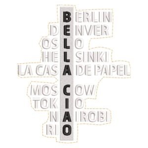 Money Hiest Names Embroidery Design - Money Heist