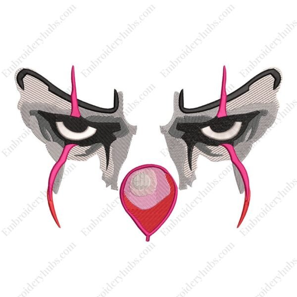 Pennywise Embroidery Design - IT