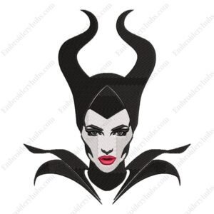 Maleficent Embroidery Design - Maleficent