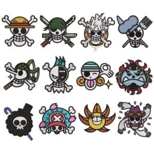 Straw Hat Crew Logo Bundle - One Piece