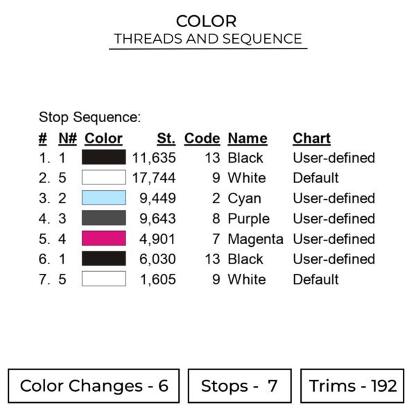 Post Malone Embroidery Design