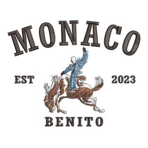 Monaco Benito Embroidery Design ? Bad Bunny
