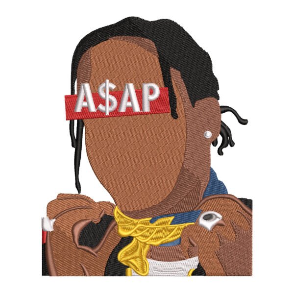 ASAP Rocky Embroidery Design