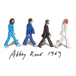 The Beattles Embroidery Design